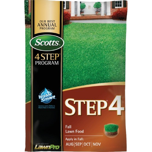Bag of Scotts Step 4 Fall Lawn Food fertilizer for lawn care and garden maintenance under $100 collections