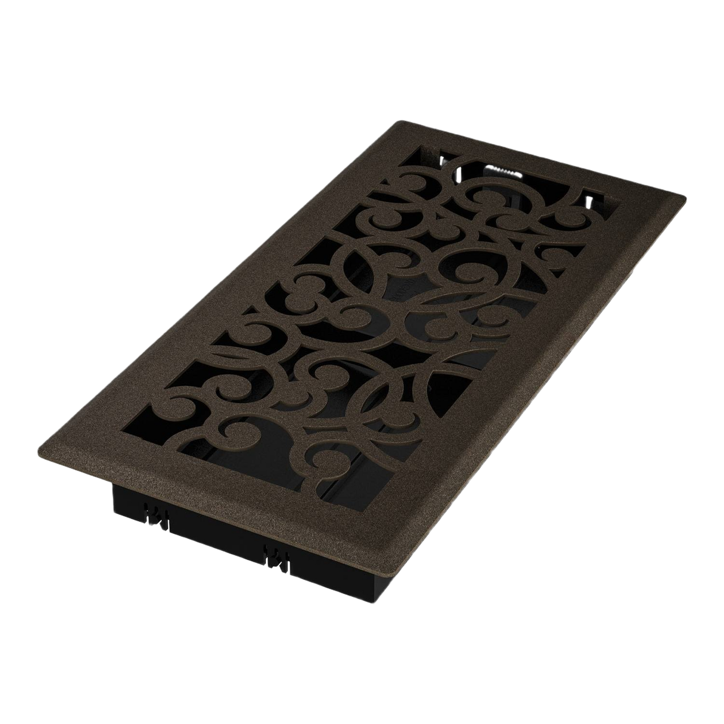 Bronze Age decorative floor register with solid steel face plate for plumbing and home improvement under $50 collections