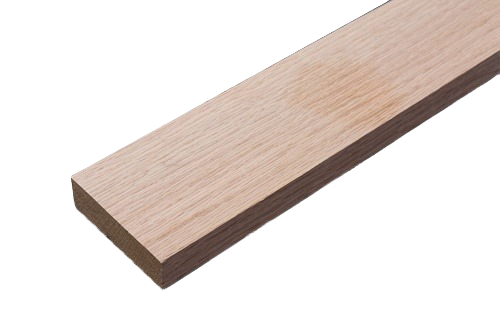 Smooth natural oak lumber board ideal for woodworking and home improvement projects in building materials collections