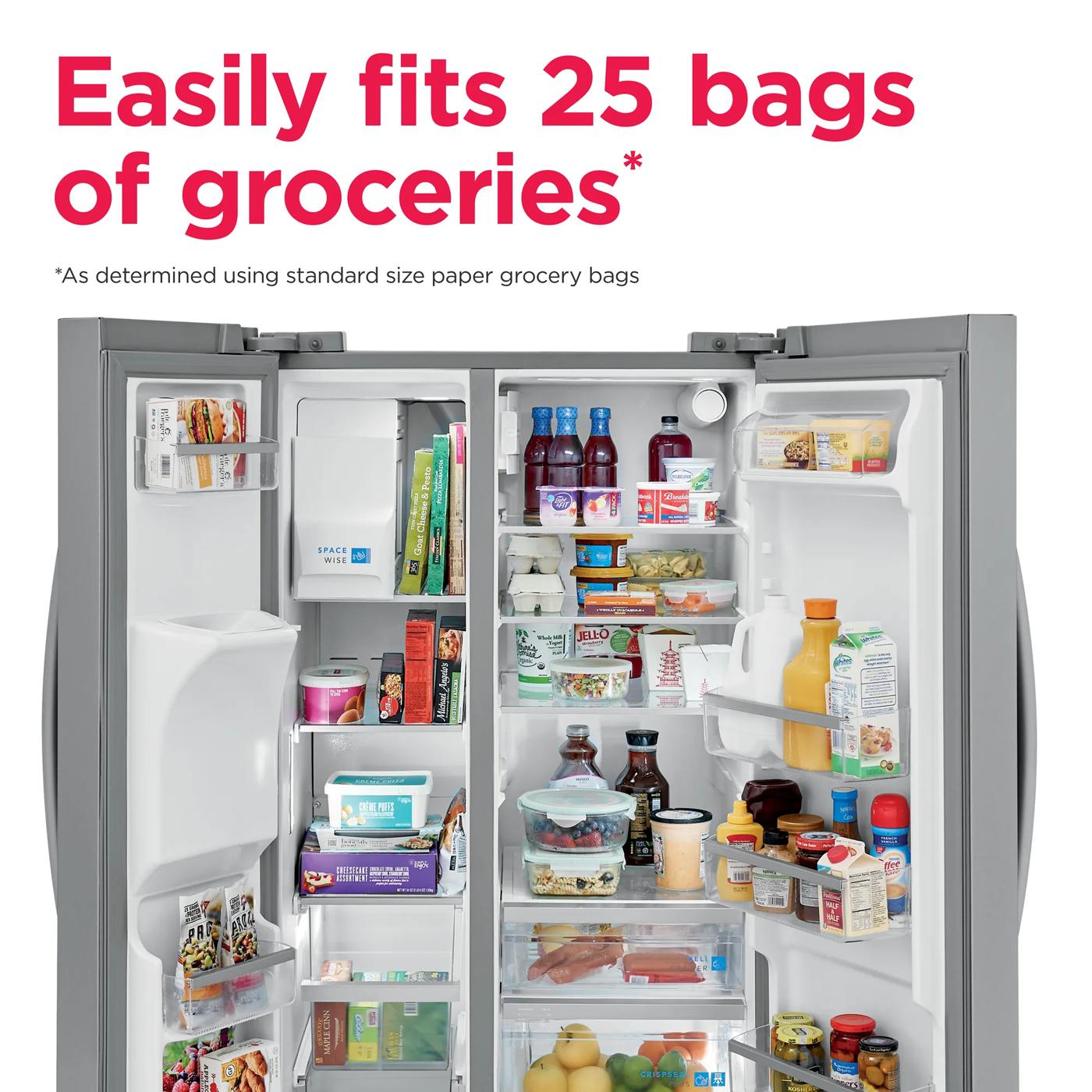 26 Cu. Ft. 36" Standard Depth Side by Side Refrigerator