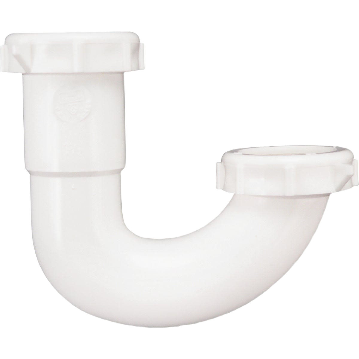 White plastic J-bend pipe with fittings for plumbing parts and repair in home improvement under $50 collections