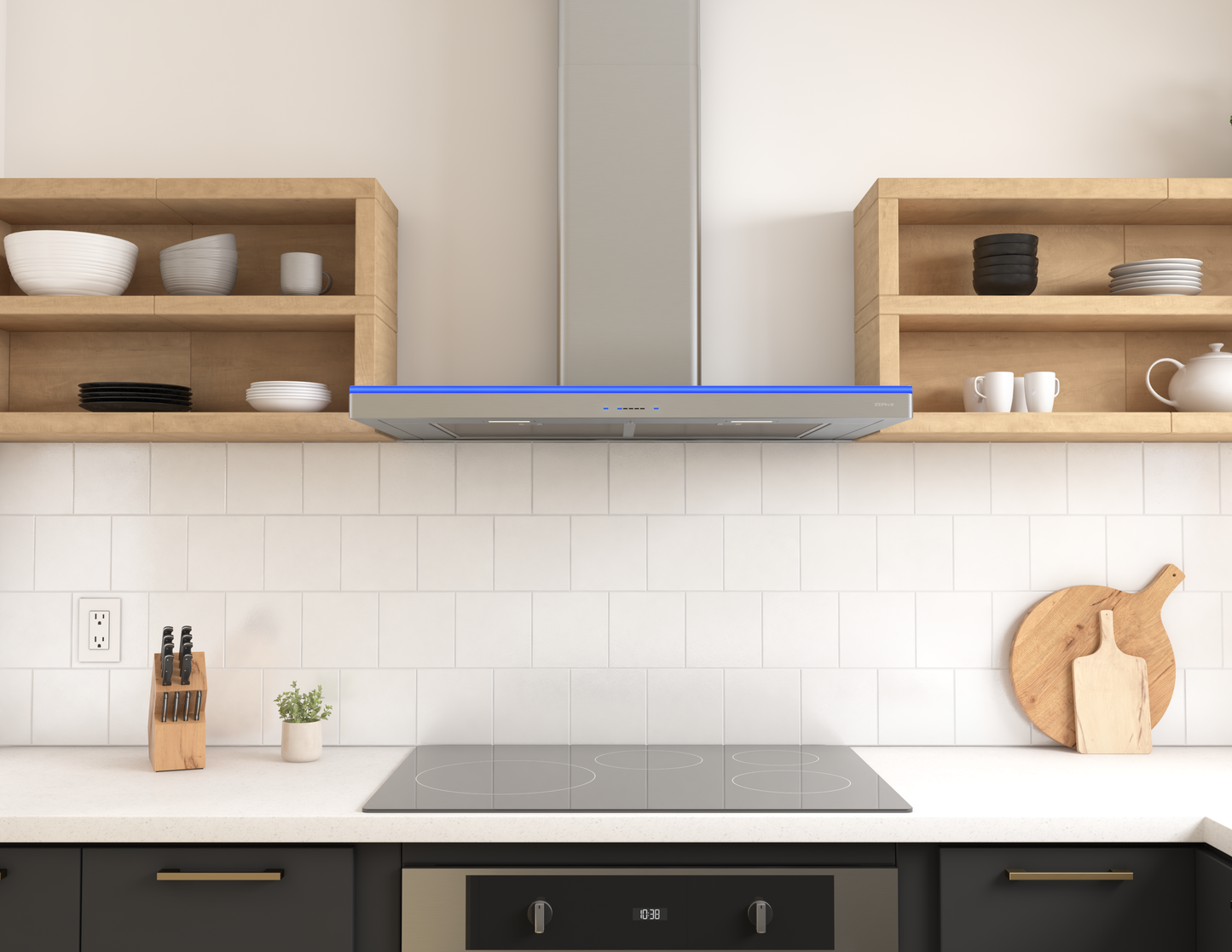 Luce Chimney Hood 30" LED 600 CFM ACT