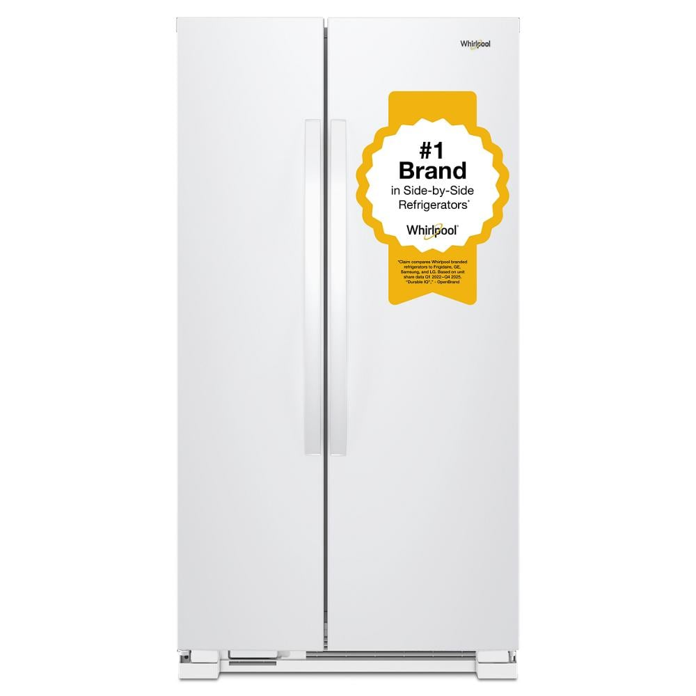 33-inch Wide Side-by-Side Refrigerator - 22 cu. ft.