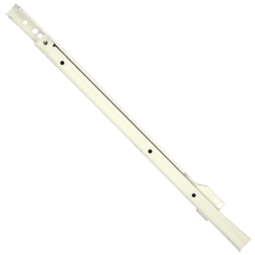 Epoxy-coated metal drawer slide for smooth, quiet operation in cabinet hardware and furniture accessories collections