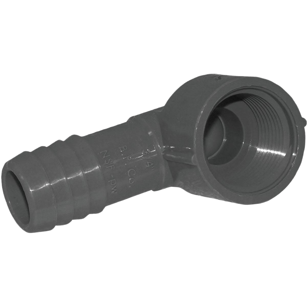 Polypropylene 3/4 inch insert elbow with female threaded end, suitable for plumbing and pipes & fittings under $50 collections