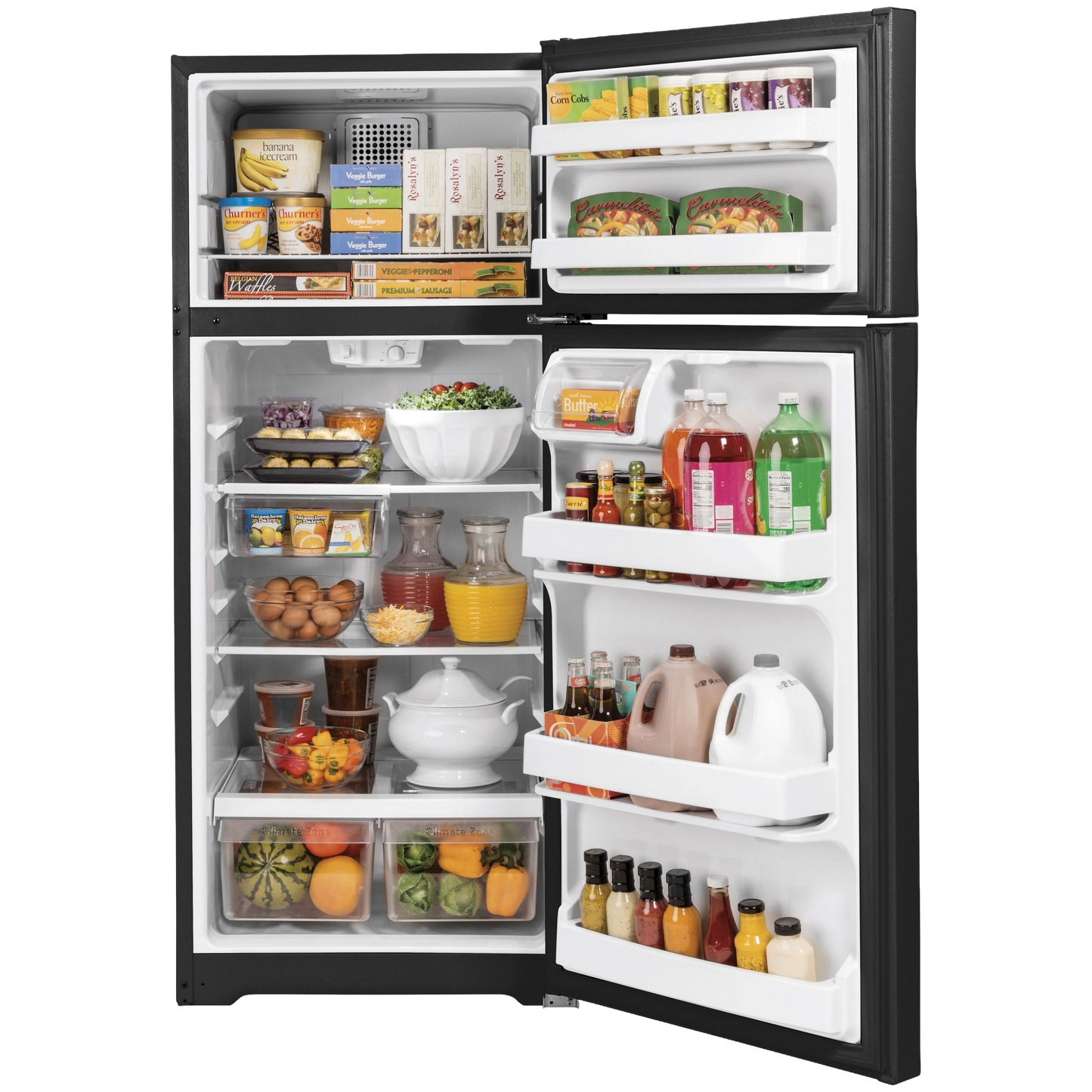 GE® ENERGY STAR® 17.5 Cu. Ft. Top-Freezer Refrigerator