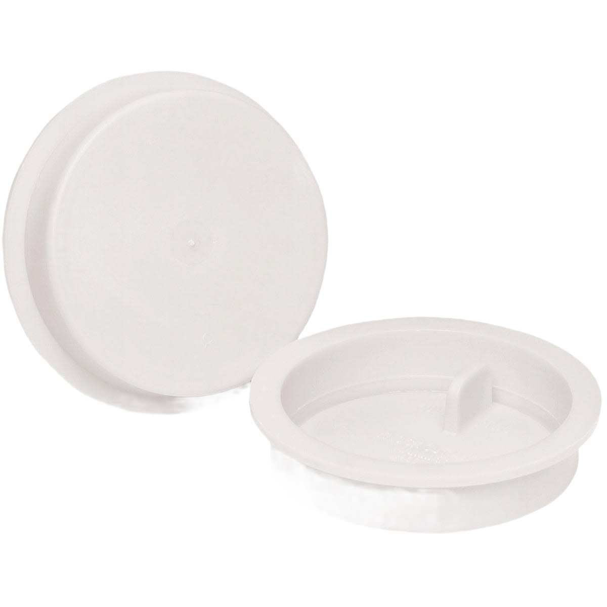 White ABS test cap plug with knockout design for plumbing and pipes & fittings in Home Improvement collections under $50