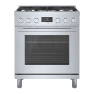 800 Series, Dual Fuel Freestanding Range, 30'', Stainless Steel