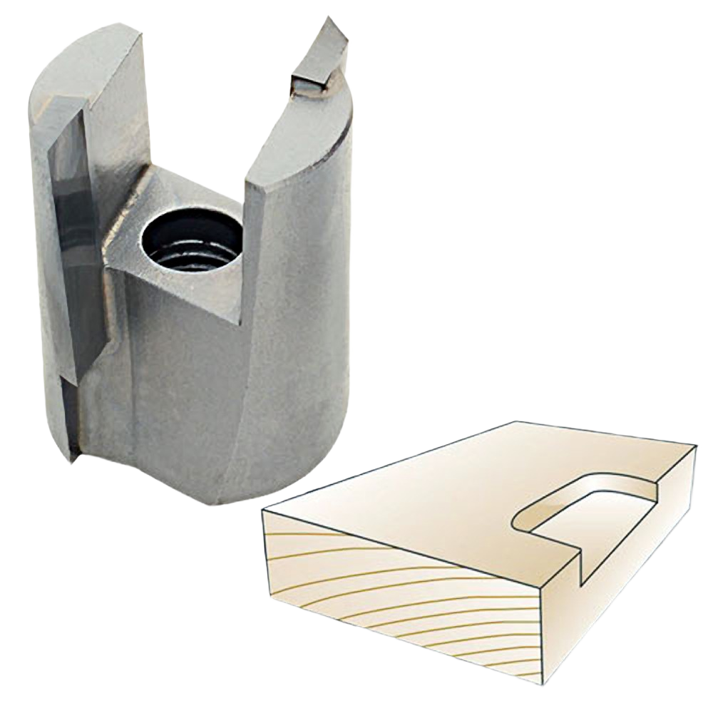 Screw type helix mortise cutter with downshear edge and wood block diagram for tool accessories and drill bits collections
