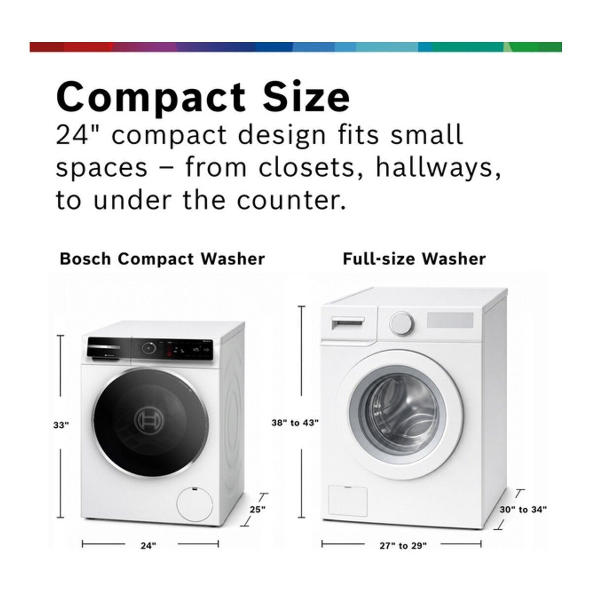 800 Series, Compact Washer, max. 1600 rpm, Pearl Steel