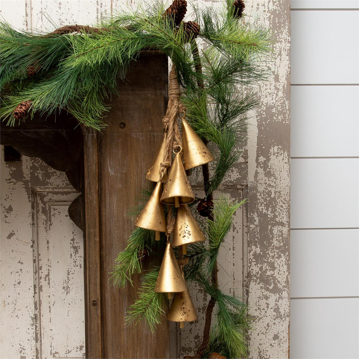 Audrey's Gold Tone Bells Hanging Cascade