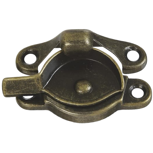 Antique brass crescent sash lock with zinc die-cast construction for window secure fitting in doors and windows collections
