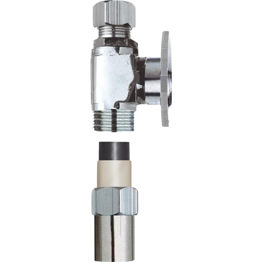 Do it Best 1/2" CPVC x 3/8" Compression Quarter Turn Straight Valve