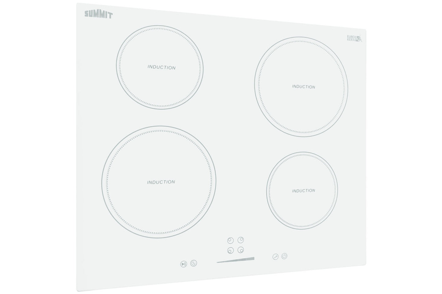 24" Wide 208-240V 4-Zone Induction Cooktop