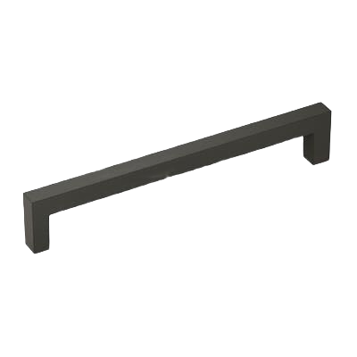 Matte black modern square cabinet pull for furniture hardware and home improvement collections under $50