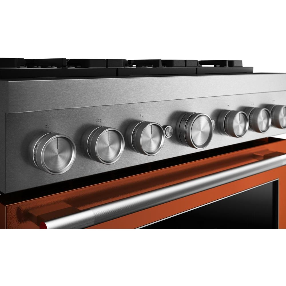 36-Inch 6 Burner Commercial-Style Dual Fuel Range with No Preheat Air Fry Mode