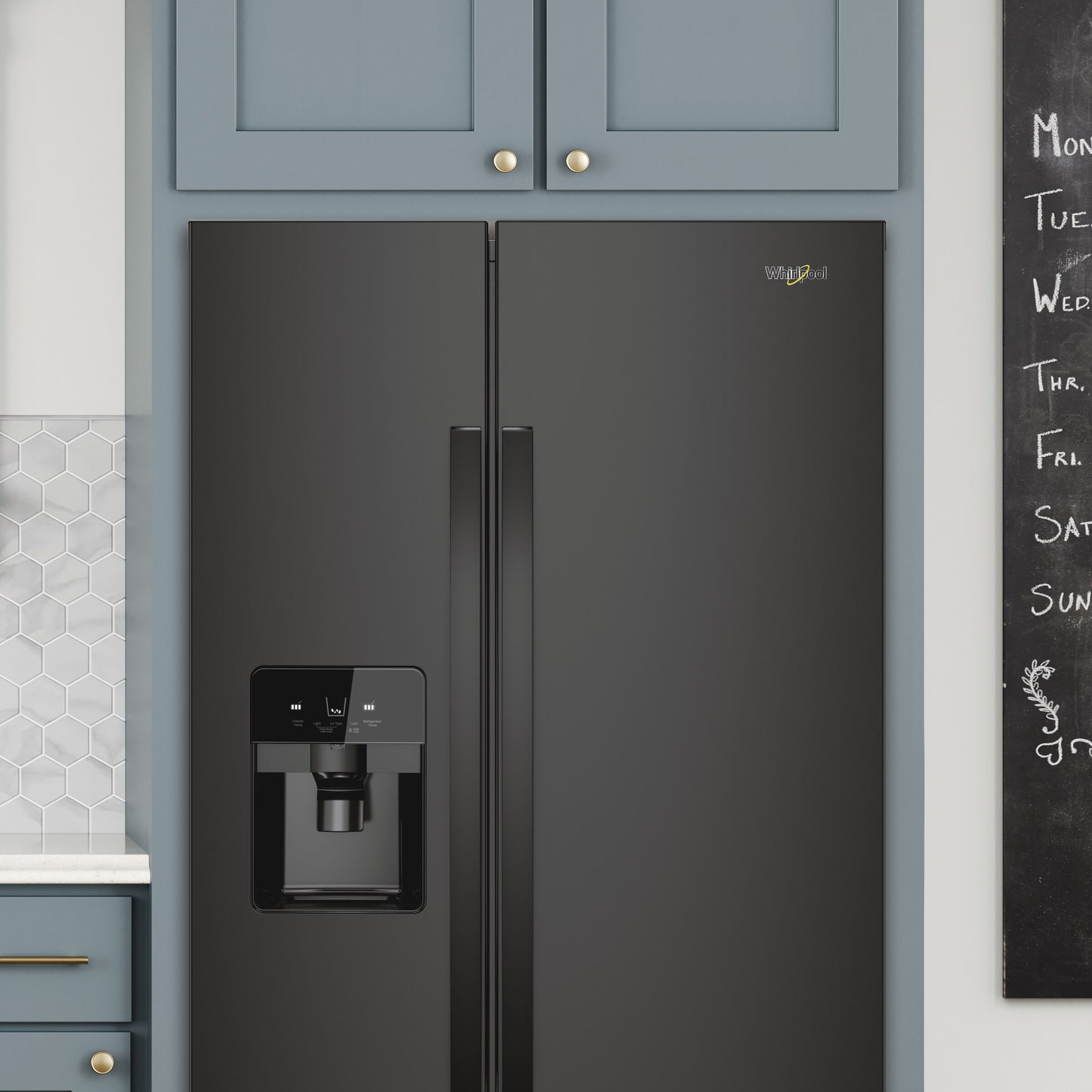 33-inch Wide Side-by-Side Refrigerator - 21 cu. ft.