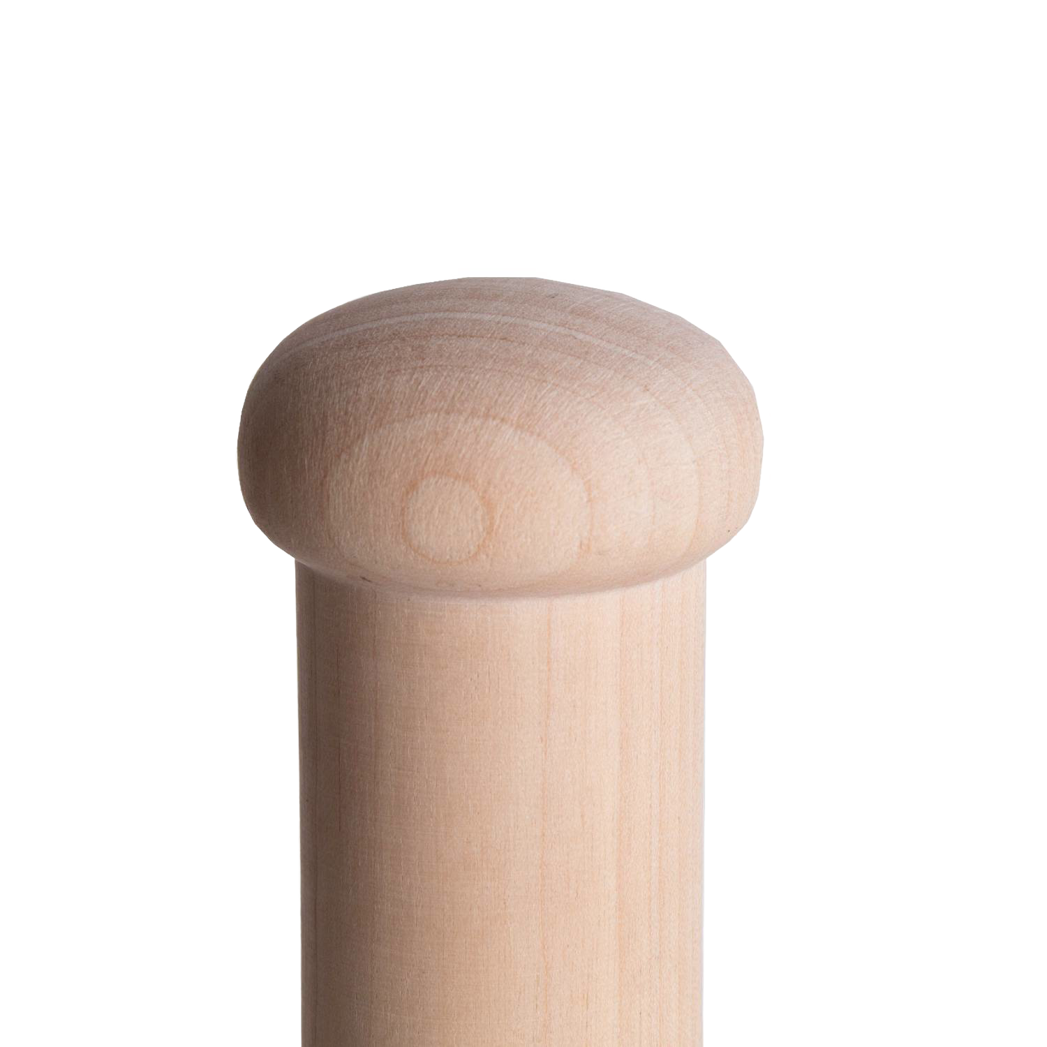 Close-up of smooth birch wood mallet head designed for woodworking and tool accessories under $50 collections