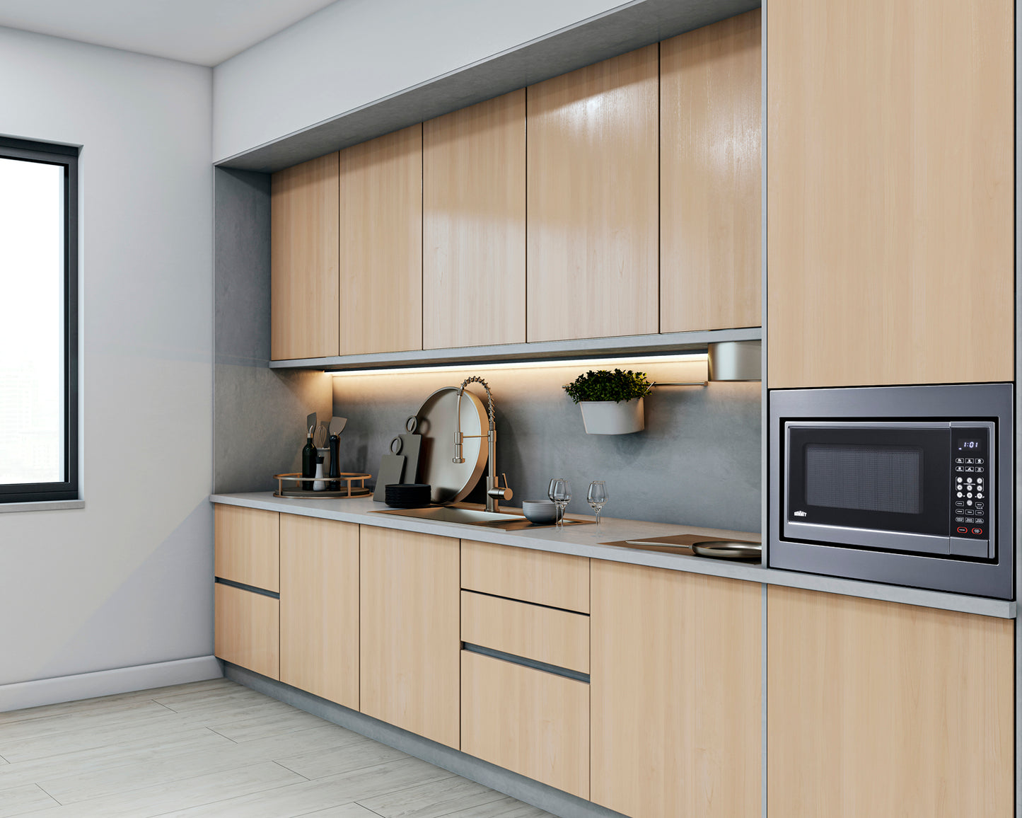 24" Wide Built-In Microwave (Trim Kit Included)
