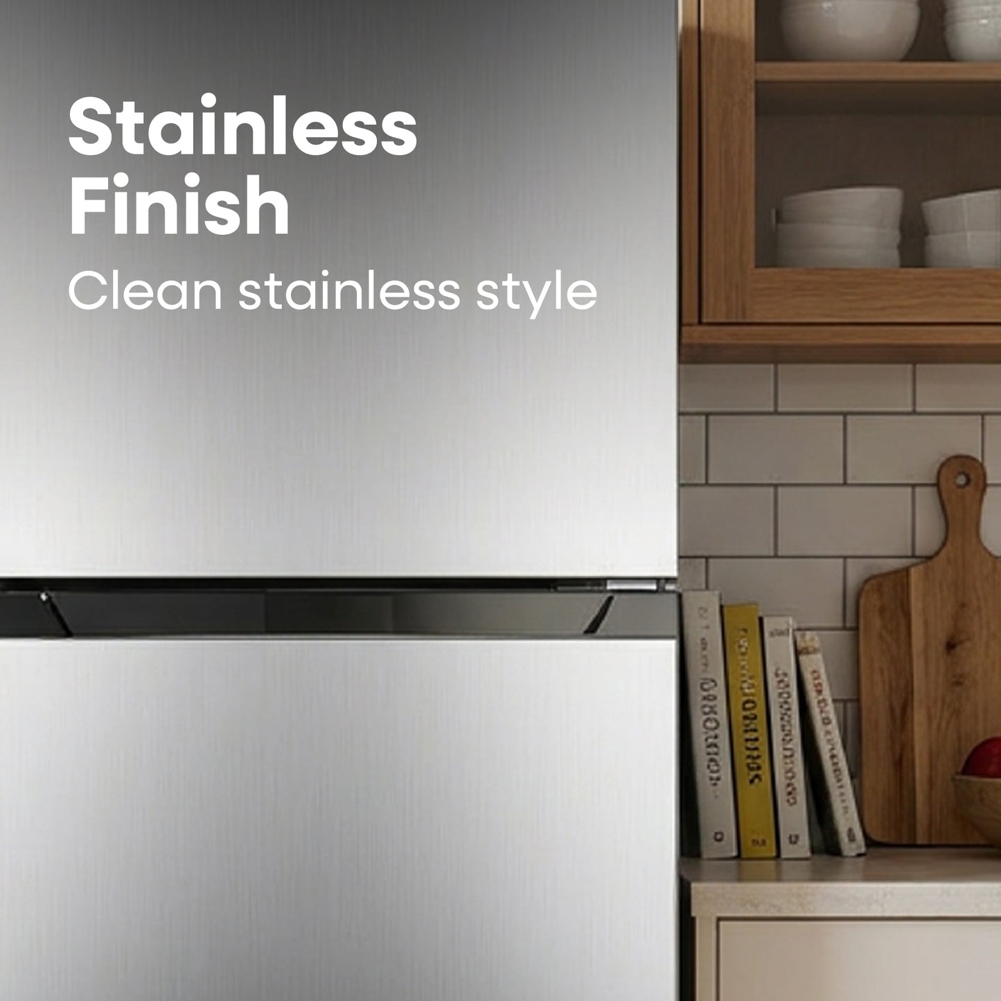 Element Electronics 10.1 cu. ft. Top Freezer Refrigerator - Stainless Steel, ENERGY STAR (ENR10TFGBS)