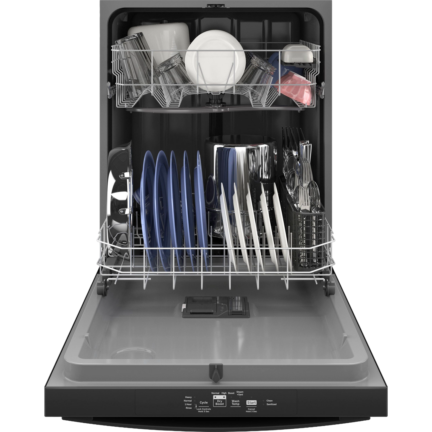 GE® ENERGY STAR® Top Control with Plastic Interior Dishwasher with Sanitize Cycle & Dry Boost