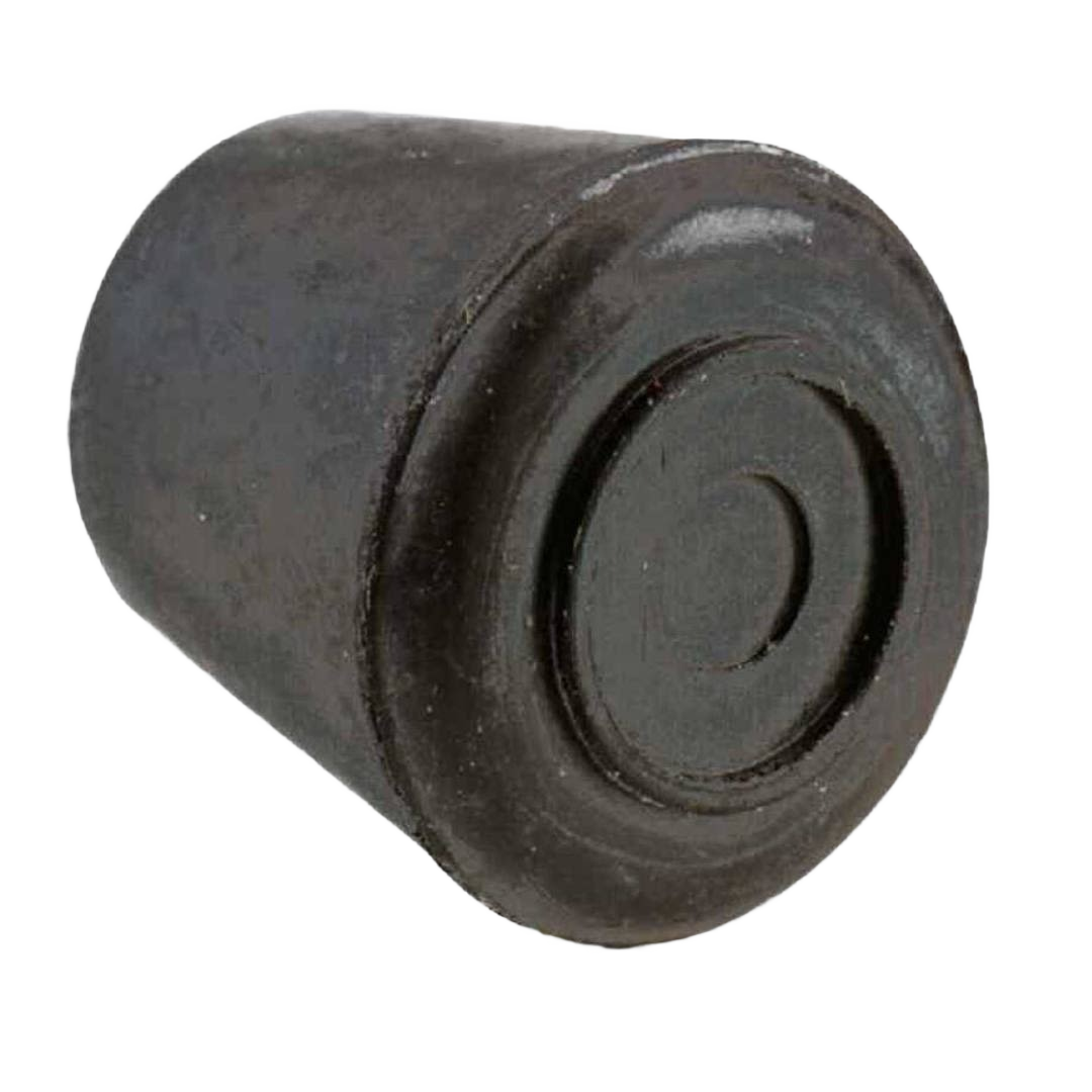 Black rubber furniture leg protector designed to prevent floor damage, part of hardware and furniture accessories collection