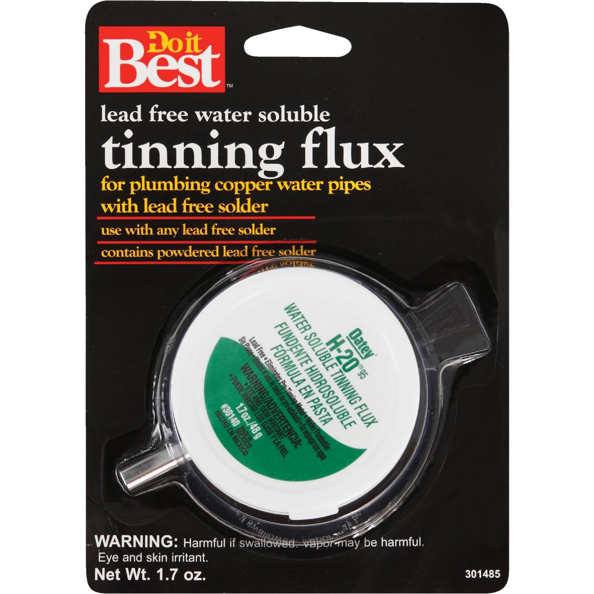 1.7 oz powdered water soluble tinning flux for plumbing tools in home improvement under $50 collection