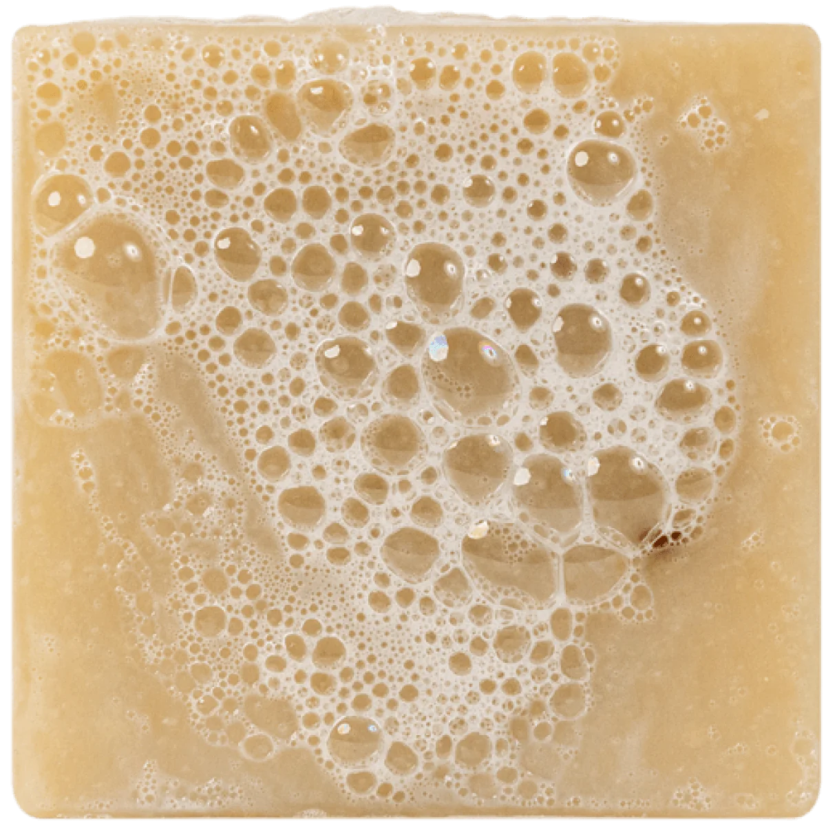 Lathered spearmint basil bar soap creating rich foam, part of Health & Beauty and Men's Grooming collections under $50
