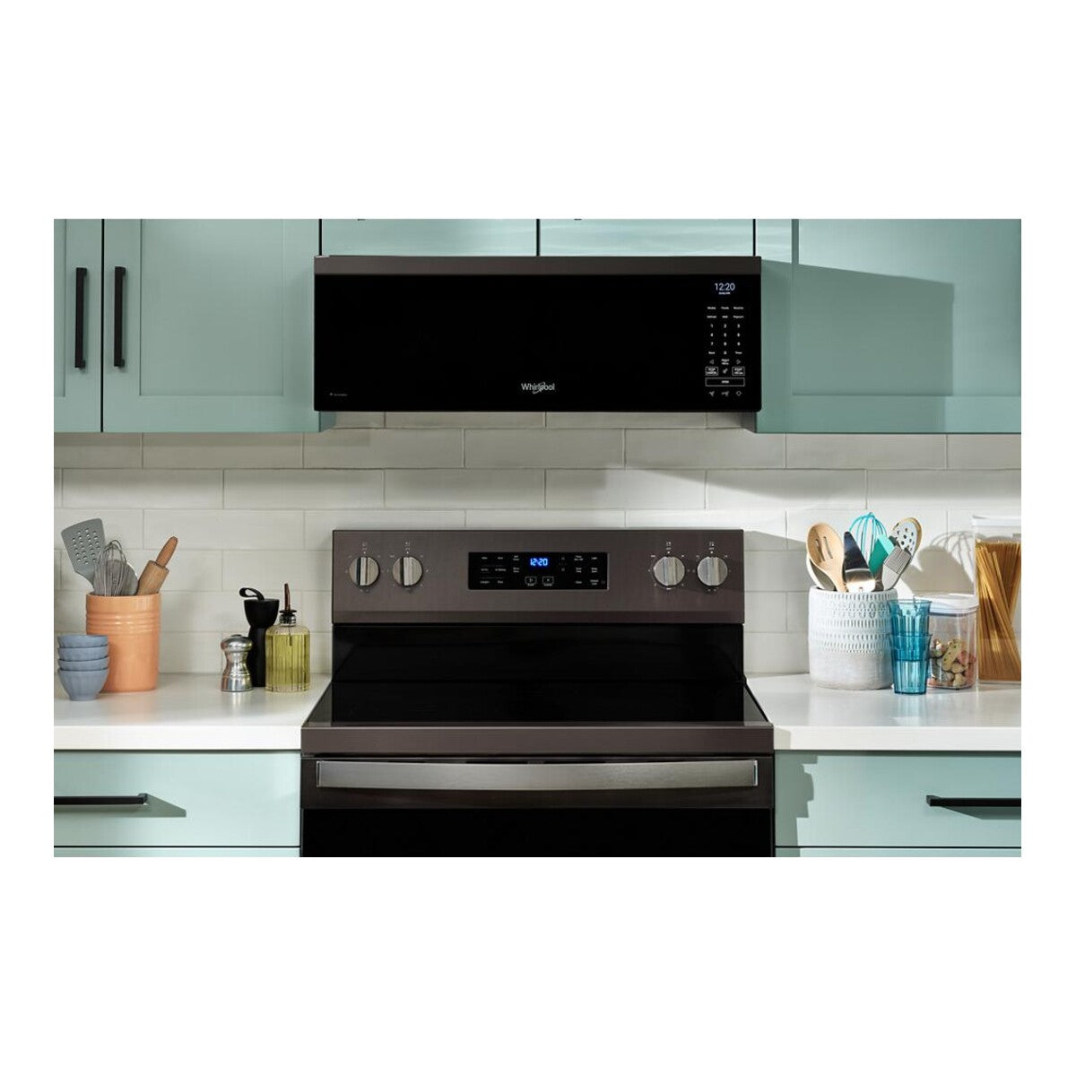 1.1 cu. ft. Smart Low Profile Microwave Hood Combination with 450 CRM 4-Speed Venting