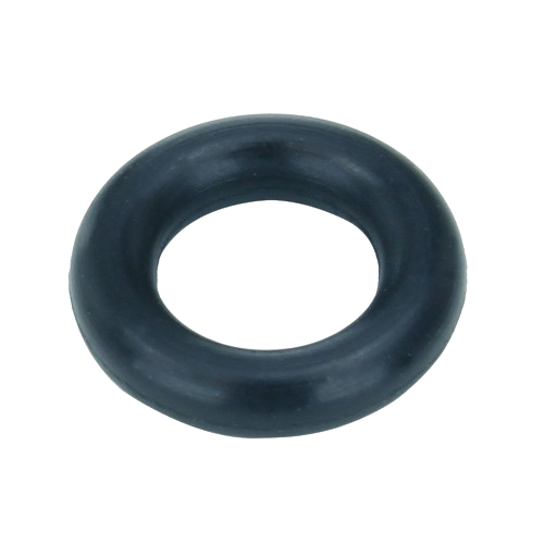 Black rubber O-ring seal designed for use in equipment maintenance and home improvement applications