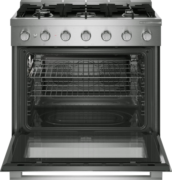 500 Series, Dual Fuel Freestanding Range, 36'', Stainless Steel