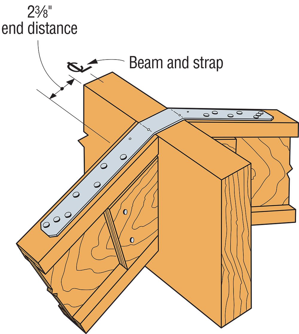 Simpson Strong-Tie Simpson LSTA24 Strap Tie