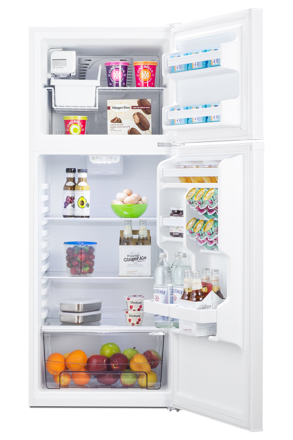 24" Wide Top Mount Refrigerator-Freezer With Icemaker