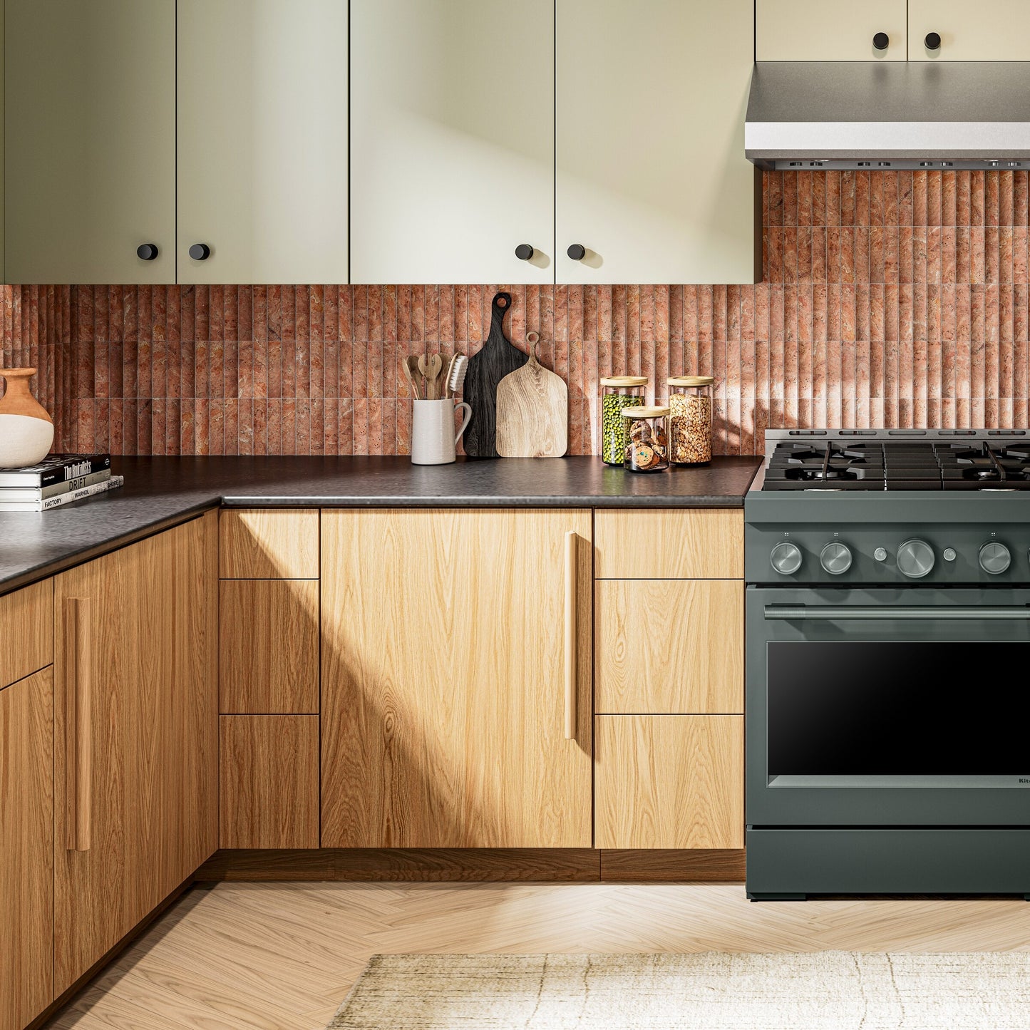 KitchenAid® 30-Inch 4 Burner Commercial-Style Gas Range with No Preheat Air Fry Mode