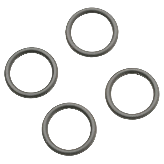 Do it Best 9/16 x 3/4 x 3/32 Inch Black Rubber O-Rings, 4-Count