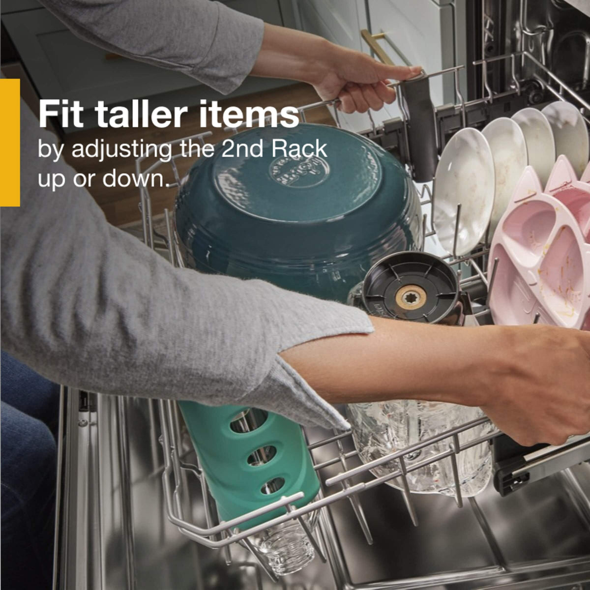 24” Stainless Steel Dishwasher with AI Intelligent Wash - 47 dBA