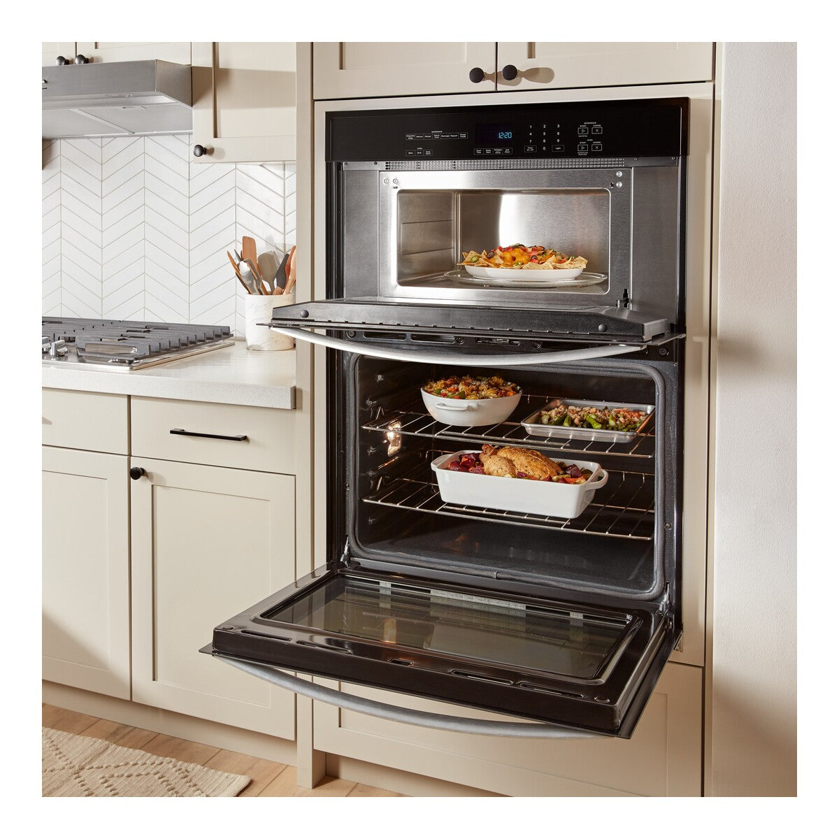 6.4 Total Cu. Ft. Combo Self-Cleaning Wall Oven