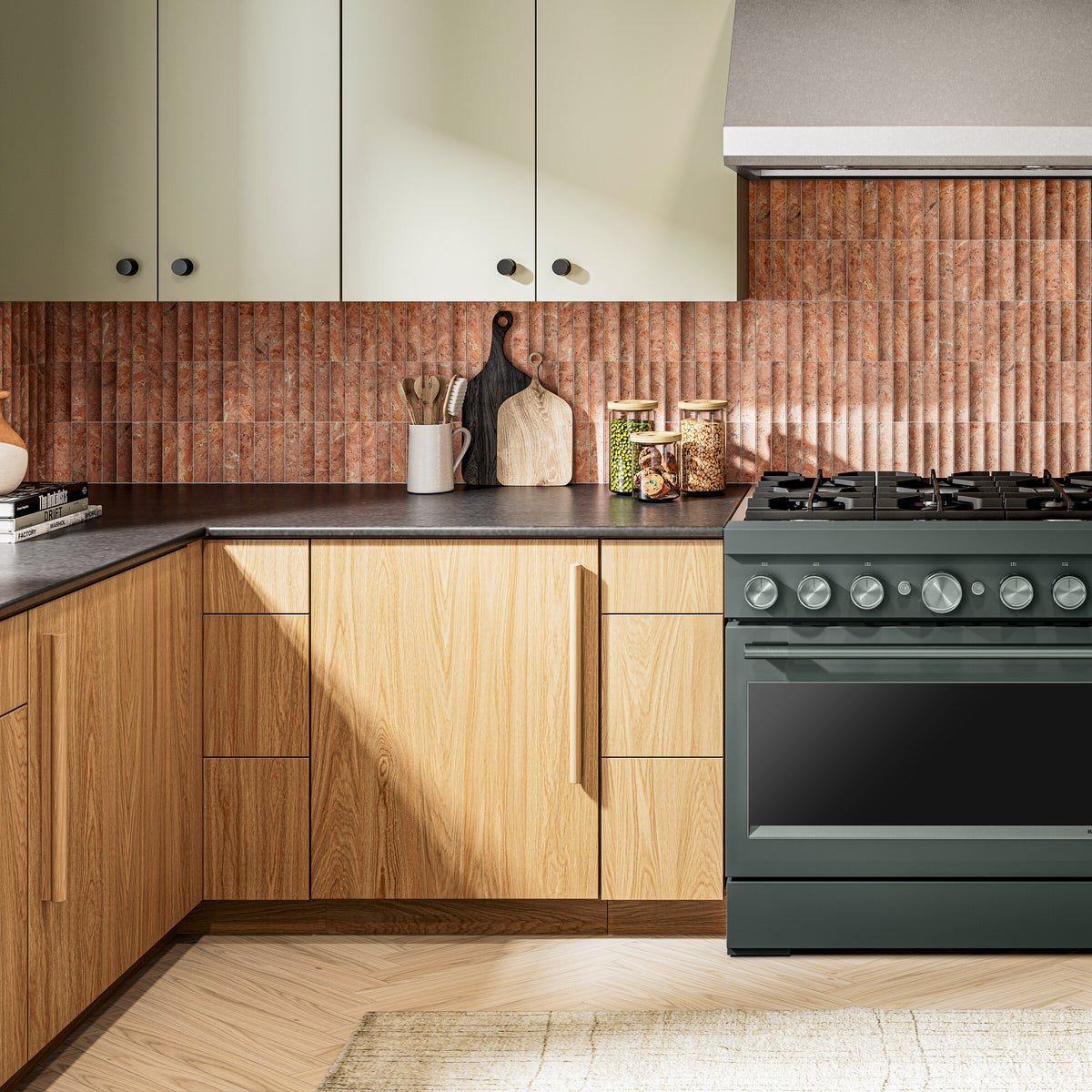36-Inch 6 Burner Commercial-Style Dual Fuel Range with No Preheat Air Fry Mode