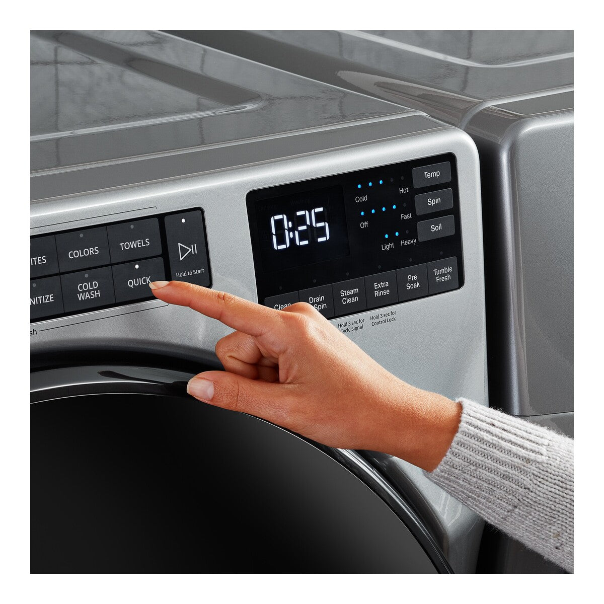 7.4 Cu. Ft. Gas Wrinkle Shield Dryer with Steam