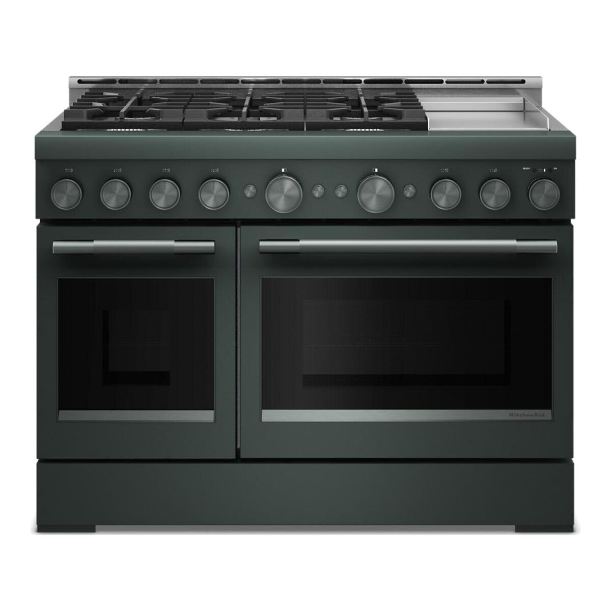 KitchenAid® 48-Inch 6 Burner Commercial-Style Gas Range with Griddle
