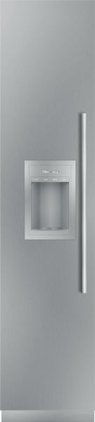 Built-in freezer column with stainless steel finish, panel-ready design, external ice and water dispenser from Thermador Appliances collection