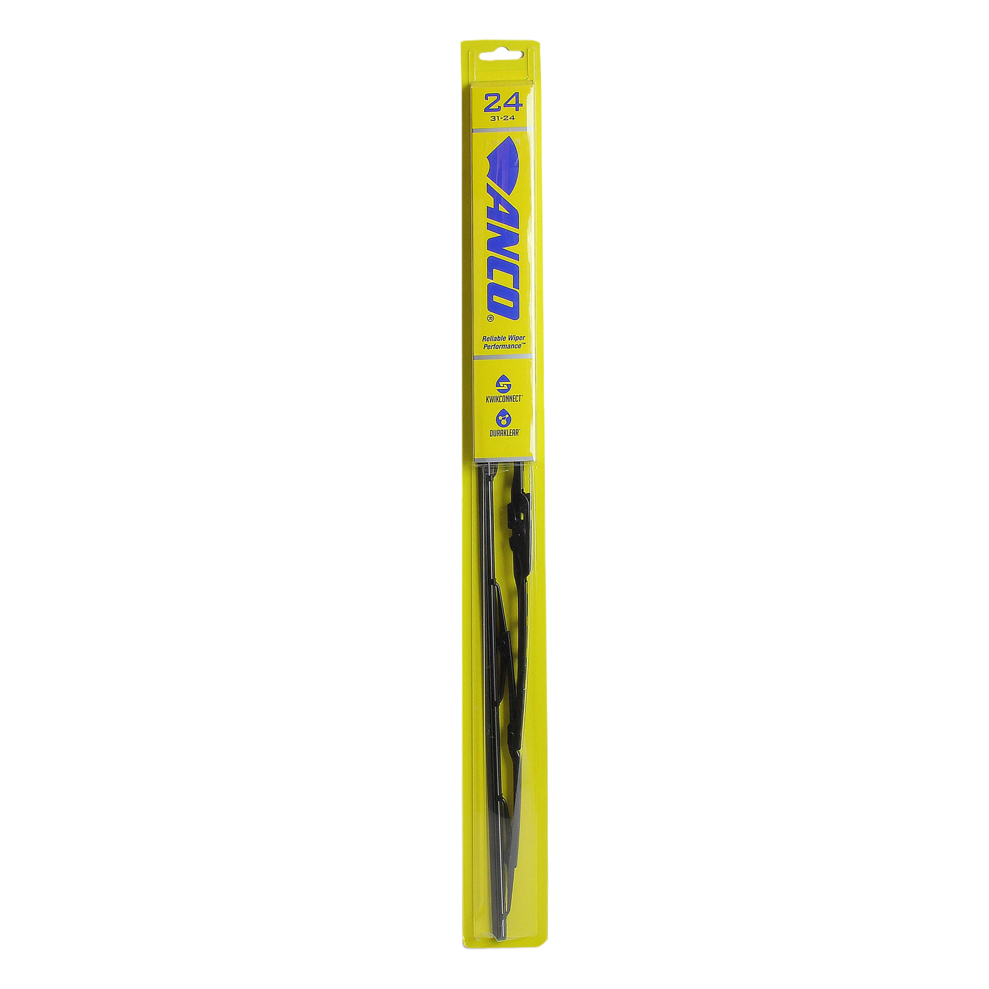 24-inch Anco wiper blade with Kwik-Connect for easy installation in automotive and windshield wiper blade collections under $50