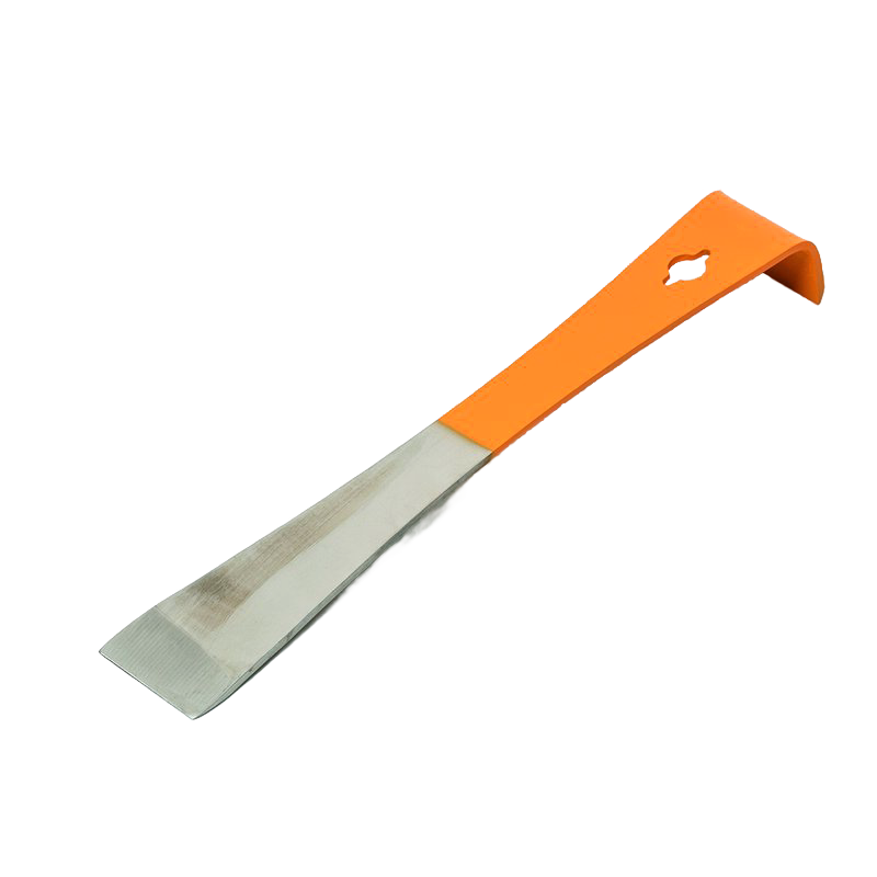 Orange-handled steel beekeeping tool with a flat scraping edge for removing wax in Beekeeping Supplies collection