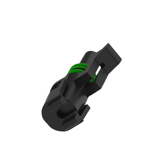 John Deere RE12362 Black Electrical Connector Assembly, 1 Cavities