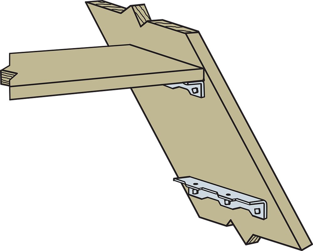 Simpson Strong-Tie TA9 2PK Staircase Angle W/ Screws