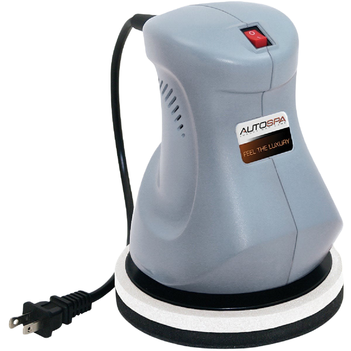 Gray handheld orbital polisher with power switch and cord for automotive and sanding tools under $100 collection