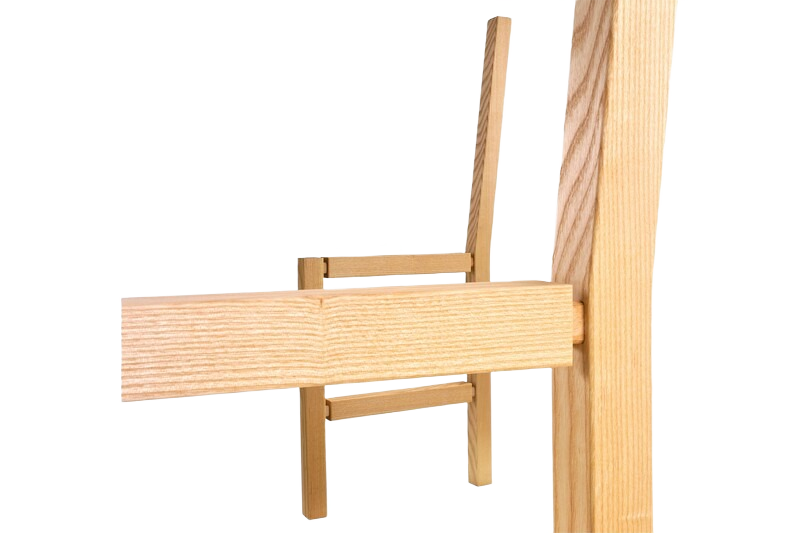 Beech wood tenon stock pieces fitting precisely into woodworking joints for tool accessories and home improvement projects