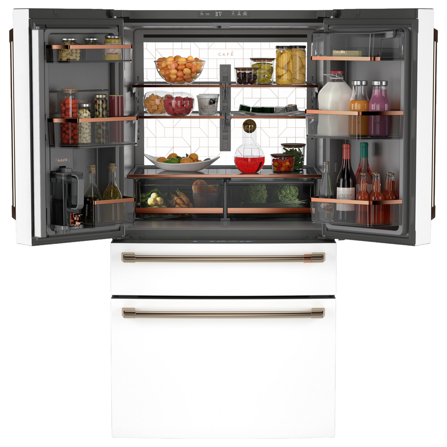 CAFÉ™ ENERGY STAR® 28.7 Cu. Ft. Smart 4-Door French-Door Refrigerator With Dual-Dispense AutoFill Pitcher