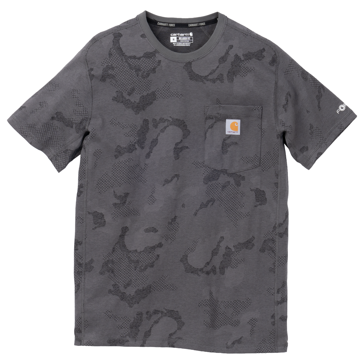 Carhartt Men's Force Delmont Relaxed Camo T-Shirt