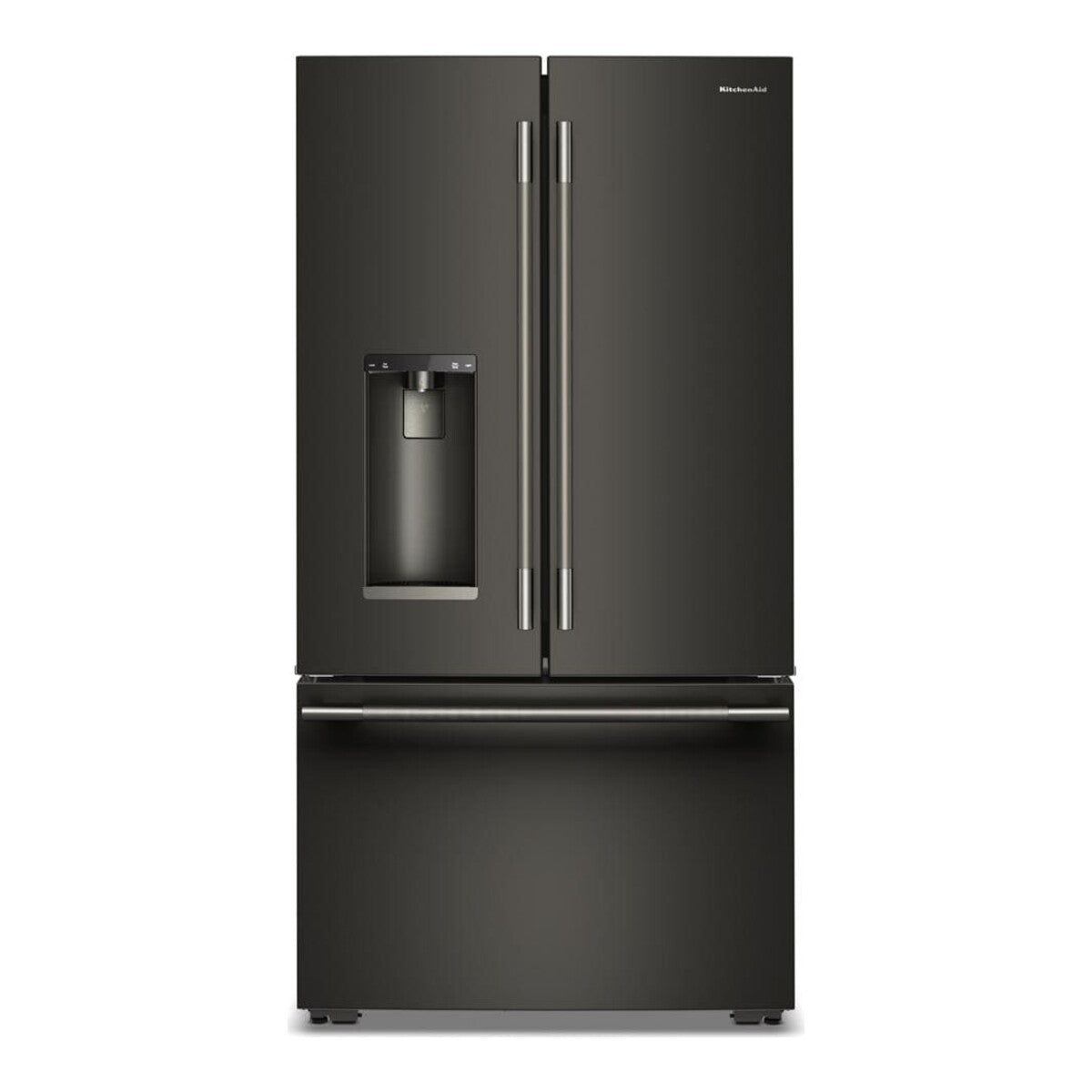 23 Cu. Ft. 36-Inch Counter-Depth French Door Refrigerator with Intelligent Auto Fill and Dual Ice in Black Ore
